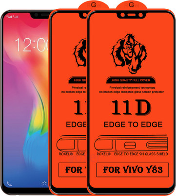 Roxel Edge To Edge Tempered Glass for Vivo Y83(Pack of 2)
