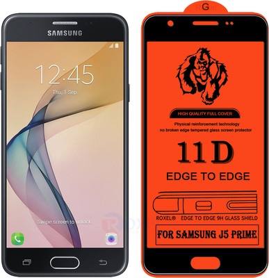 Roxel Edge To Edge Tempered Glass for Samsung Galaxy J5 Prime(Pack of 1)