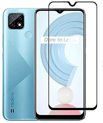 GDBUY Edge To Edge Tempered Glass for Realme C25s(Pack of 1)