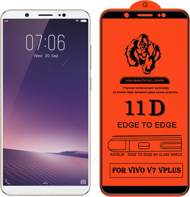 Roxel Edge To Edge Tempered Glass for VIVO V7 Plus(Pack of 1)