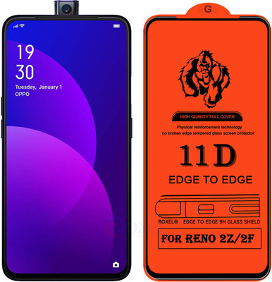 Roxel Edge To Edge Tempered Glass for OPPO Reno 2z(Pack of 1)