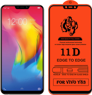 Roxel Edge To Edge Tempered Glass for Vivo Y83(Pack of 1)