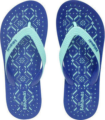 BAHAMAS Women Slippers(Blue , 7)
