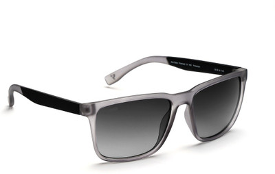 Sunnies Rectangular Sunglasses(For Men & Women, Black)