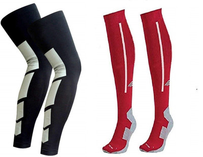 Just Rider Football Stocking+Calf Knee Support