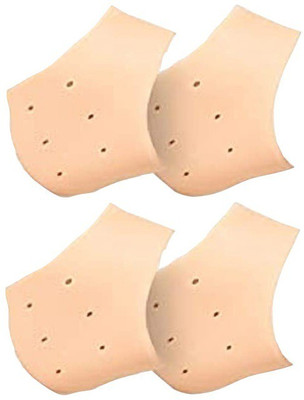 Harsh narrow fab Silicone Gel Heel Pad Socks for Pain Relief Heel Support