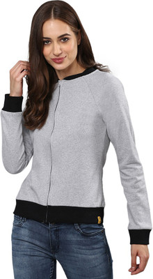 CAMPUS SUTRA Full Sleeve Color Block Women Sweatshirt