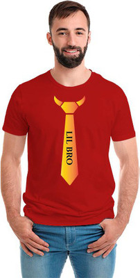 SmarTee Street Printed Men Round Neck Red T-Shirt