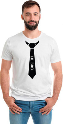 SmarTee Street Printed Men Round Neck White T-Shirt