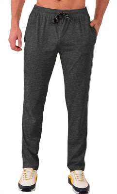 Kaff Solid Men Grey Track Pants