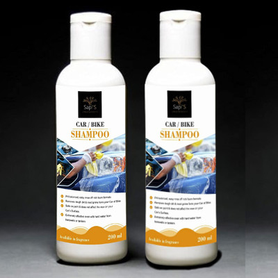 SAPI'S Car Wash Shampoo Car Washing Liquid Car Washing Liquid 200 ML Car Washing Liquid(400 ml)