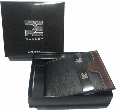 14% OFF on PE Men Casual, Formal Black Artificial Leather Wallet(4 Card Slots) 14% OFF on PE Men Casual, Formal Black Artificial Leather Wallet(4 Card Slots)