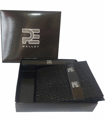 10% OFF on PE Men Casual, Formal Black Genuine Leather Wallet(4 Card Slots) 10% OFF on PE Men Casual, Formal Black Genuine Leather Wallet(4 Card Slots)
