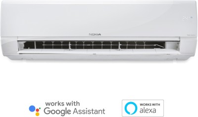 View Nokia 4 in 1 Convertible Cooling 2 Ton 3 Star Split Triple Inverter Smart AC with Wi-fi Connect  - White(NOKIA203SIASMI, Copper Condenser)  Price Online