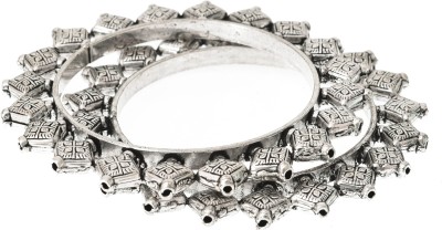Rozy Style Metal Bangle Set(Pack of 2)
