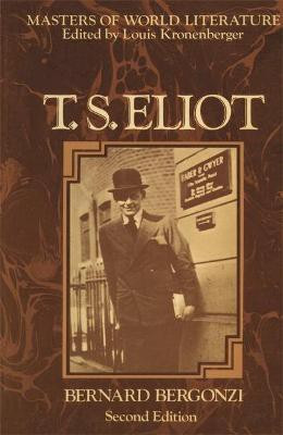 T.S.Eliot(English, Paperback, Bergonzi Bernard)