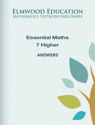Essential Maths 7 Higher Answers(English, Paperback, White Michael)