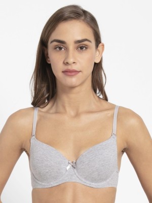 JOCKEY 1245 Women Bralette Lightly Padded Bra(Grey)