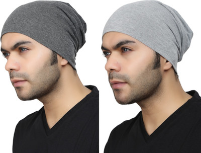 Bismaadh Solid Skull Cap Cap(Pack of 2)