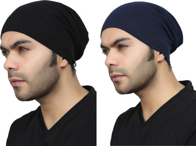 Bismaadh Solid Skull Cap Cap(Pack of 2)