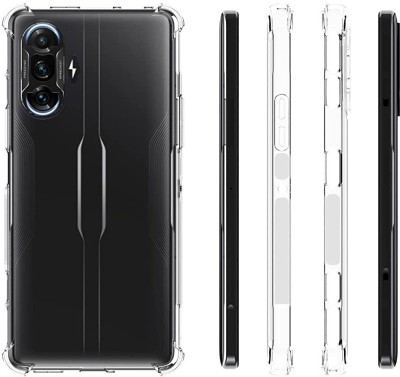 welldesign Bumper Case for Poco F3 GT, Poco F3 GT 5G(Transparent, Shock Proof, Silicon, Pack of: 1)