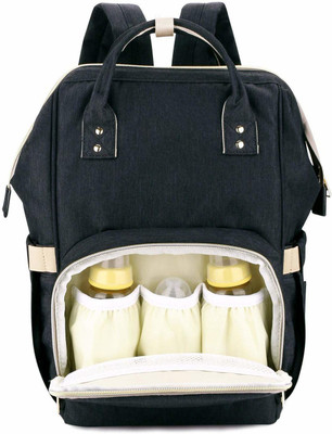 HOUSE OF QUIRK Baby Bag Maternity Backpack Backpack(Black)