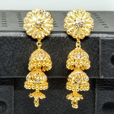 arch fashion JMK-CHN-132361 Brass Jhumki Earring