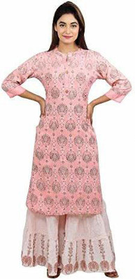 JE JITARWAL Women Kurta Sharara Set