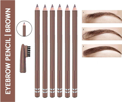 Latixmat PROFESSIONALMATTE FINISH WATER PROOF & LONG LASTING EYE BROW PENCIL(BROWN)