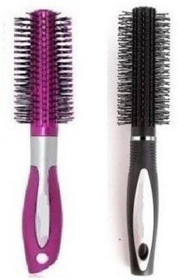 Alkaf Round Hair Brush Comb Set of 2
