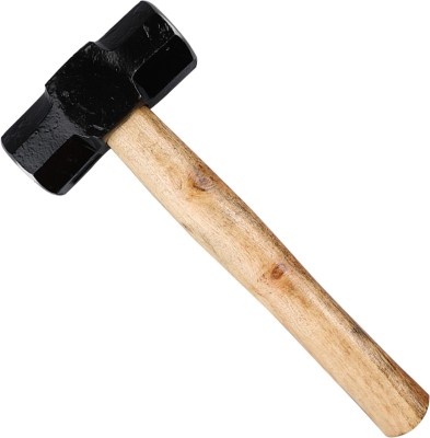 EASTMAN E-2440_SLEDGEHAMMERSWITHHANDLE_2lb Sledge Hammers, Heavy Duty, Drop Forged Steel, Seasoned Wood Handle, Sledge Hammer(0.9 kg)