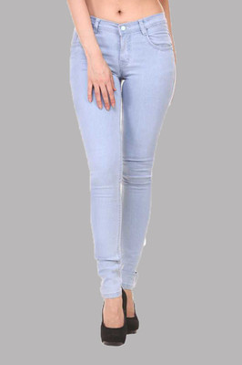 INAAYA Super Skinny Women Light Blue Jeans