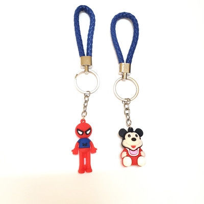 ShopTalk Mickey Mouse & Mini Version Of Spider Man Key Chain