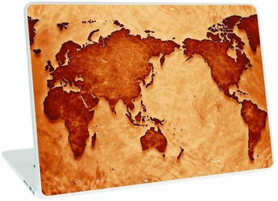 Galaxsia World Map Laptop vinyl Laptop Decal 13.3