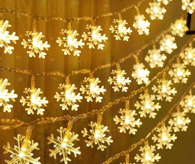 RENMAX 14 LEDs 3 m Yellow Steady Flower Rice Lights(Pack of 1)