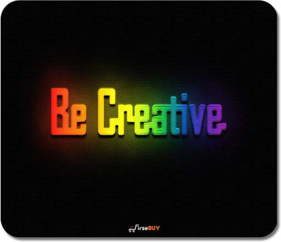 FirseBUY Designer Mouse pad, Be Creative Printed Non-Slip Skid Resistant Surface Rubber Mouse Mat for Home and Office Non Slip Base Mousepad(Multicolor)