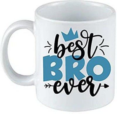 Couples Emotion The Best Coffee Unique Best Gift for Brother & Sister on Birthday Gift on Birthday/Brother's Day/Raksha Bandhan/BhaiDooj Ceramic Coffee Mug(330 ml)