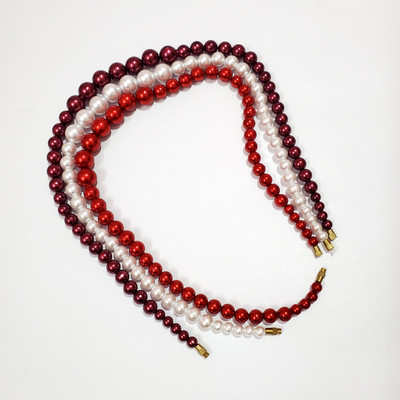 ShopTalk Pearl Alloy Necklace Set