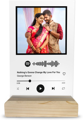 gifteee Wood Table Photo Frame(Multicolor, 1 Photo(s), 5X5 Inches)