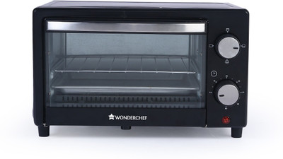 WONDERCHEF 9-Litre Oven Toaster Griller (OTG) – 9 Litres, Black – With Auto Power-Off with Bell, Heat-Resistant Tempered Glass, 2 Years Warranty…