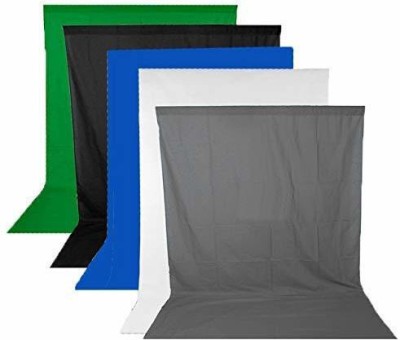 SUPERNIC 5PCS Combo 8 x12 FT Green, White, Grey, Black, Sky Blue Reflector