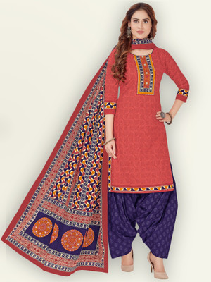 Jevi Prints Printed Kurta, Patiala & Dupatta Set