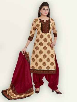 Jevi Prints Printed Kurta, Patiala & Dupatta Set