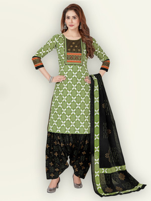 Jevi Prints Printed Kurta, Patiala & Dupatta Set