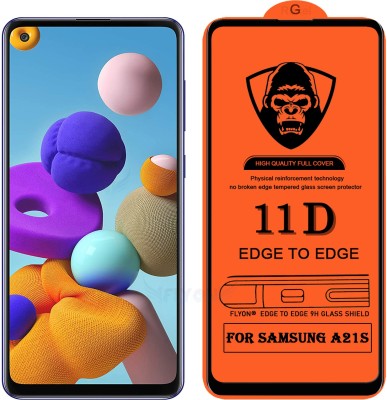MaxR Edge To Edge Tempered Glass for Samsung A21S(Pack of 1)