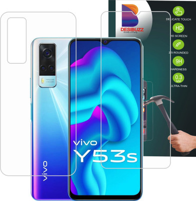 DESIBUZZ Front and Back Screen Guard for Vivo Y53s(Pack of 2)