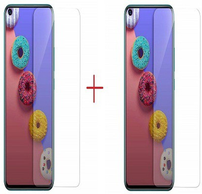 NIMMIKA ENTERPRISES Tempered Glass Guard for infinix s5 lite/s5 tempered glass(Pack of 2)