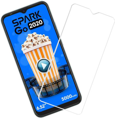 SHREESHA Tempered Glass Guard for Tecno Spark GO 2020(Pack of 1)