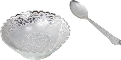 Delhi Gift House Bowl, Spoon Serving Set(Pack of 2)