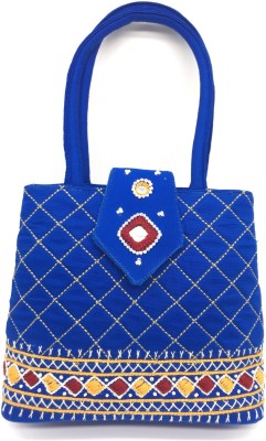 SriShopify Handicrafts Women Blue Handbag
